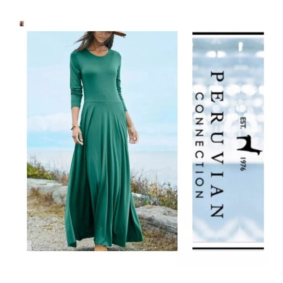 Peruvian Connection Dresses & Skirts - PERUVIAN CONNECTION NWT Bermuda Delphin Maxi Dress